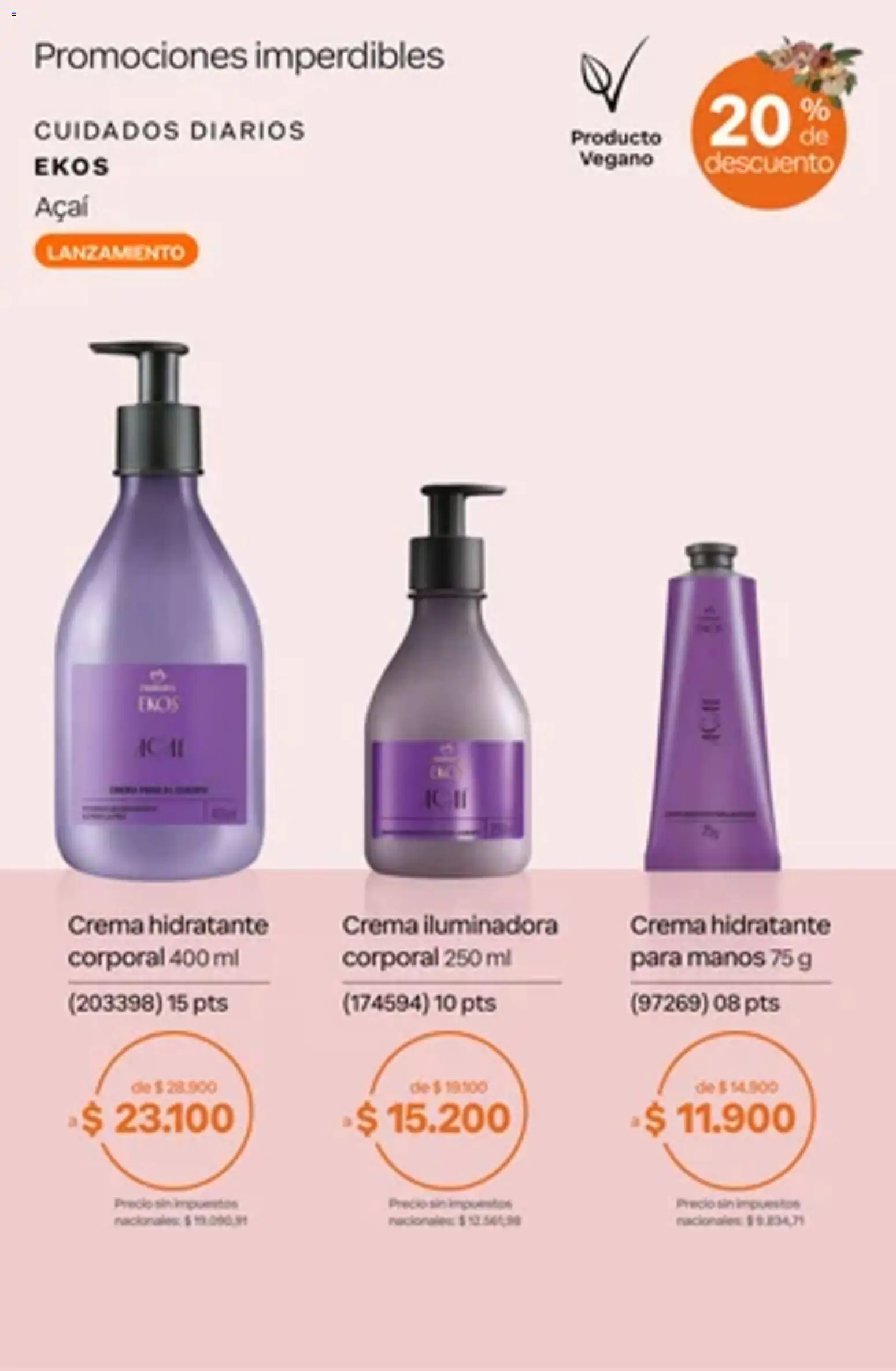 Catálogo Natura Ciclo 14 │ válido desde el 01/10/2026 | Página: 61 | Productos: Diarios, Crema