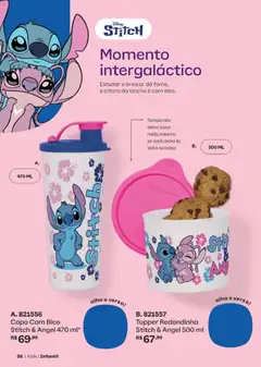 Tupperware catálogo Vitrine 08 - Pré-Visualização do folheto da loja Tupperware, válido de 01/08/2026 | Página: 56 | Produtos: Bico, Bolsa