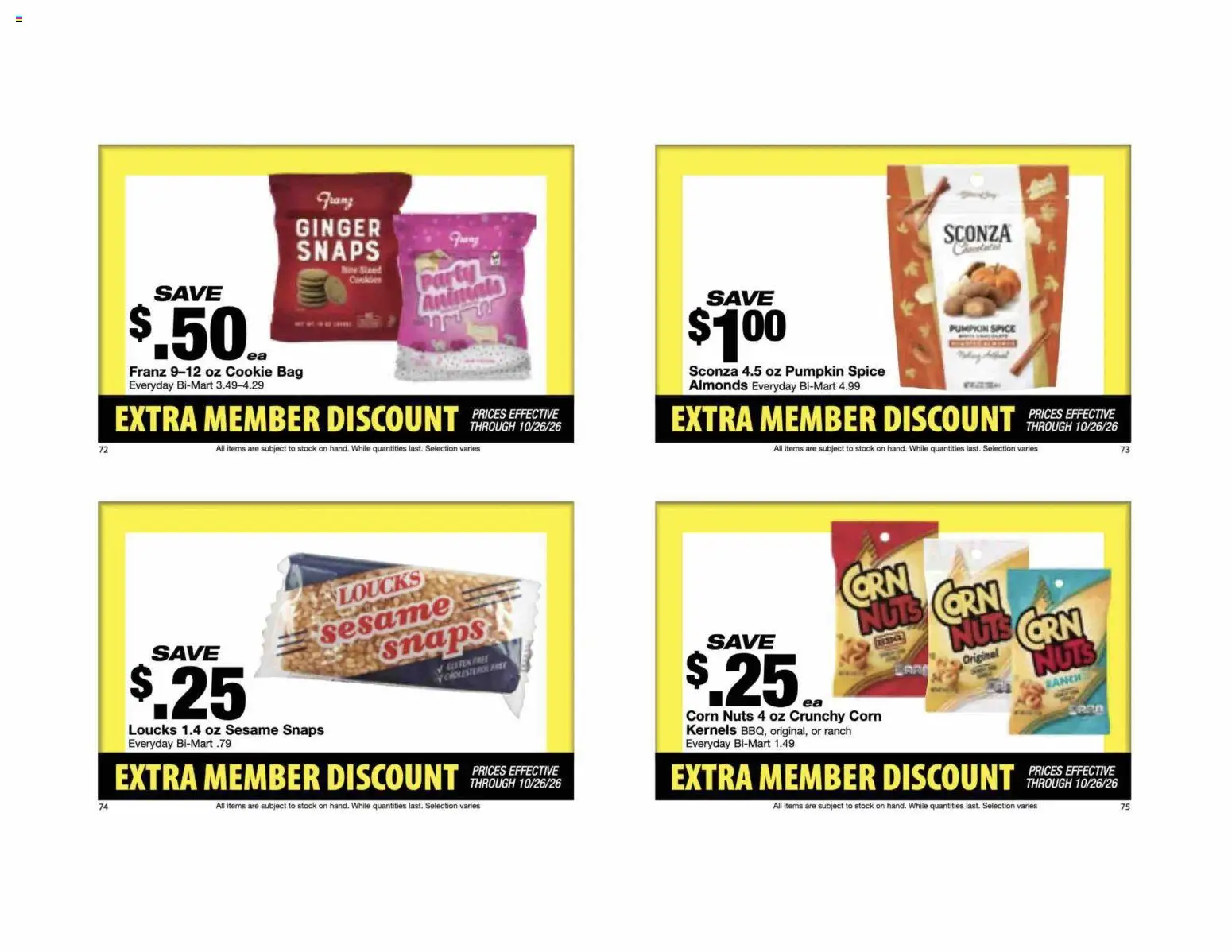 Bi-Mart Extra Member Discount Book - valid from 10/13/2026 | Page: 20