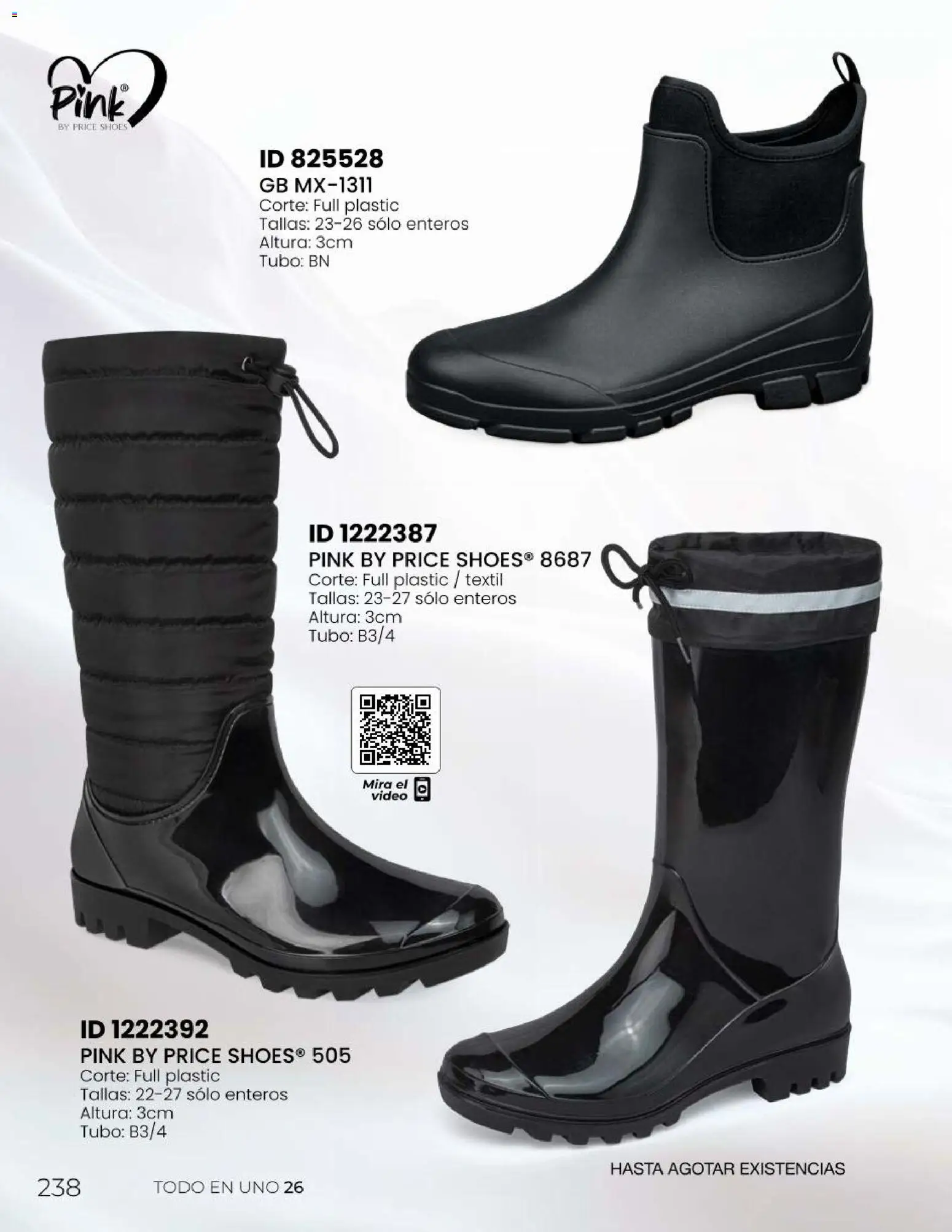 Nuevas ofertas de Price Shoes válidas en toda la República Mexicana desde el 06.05.2026. ¡Encuentra las mejores ofertas en Price Shoes catálogo Todo en uno! | Página: 238 | Productos: Video
