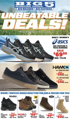 Preview of Big 5 Sporting Goods weekly ads valid from 01.05.2026