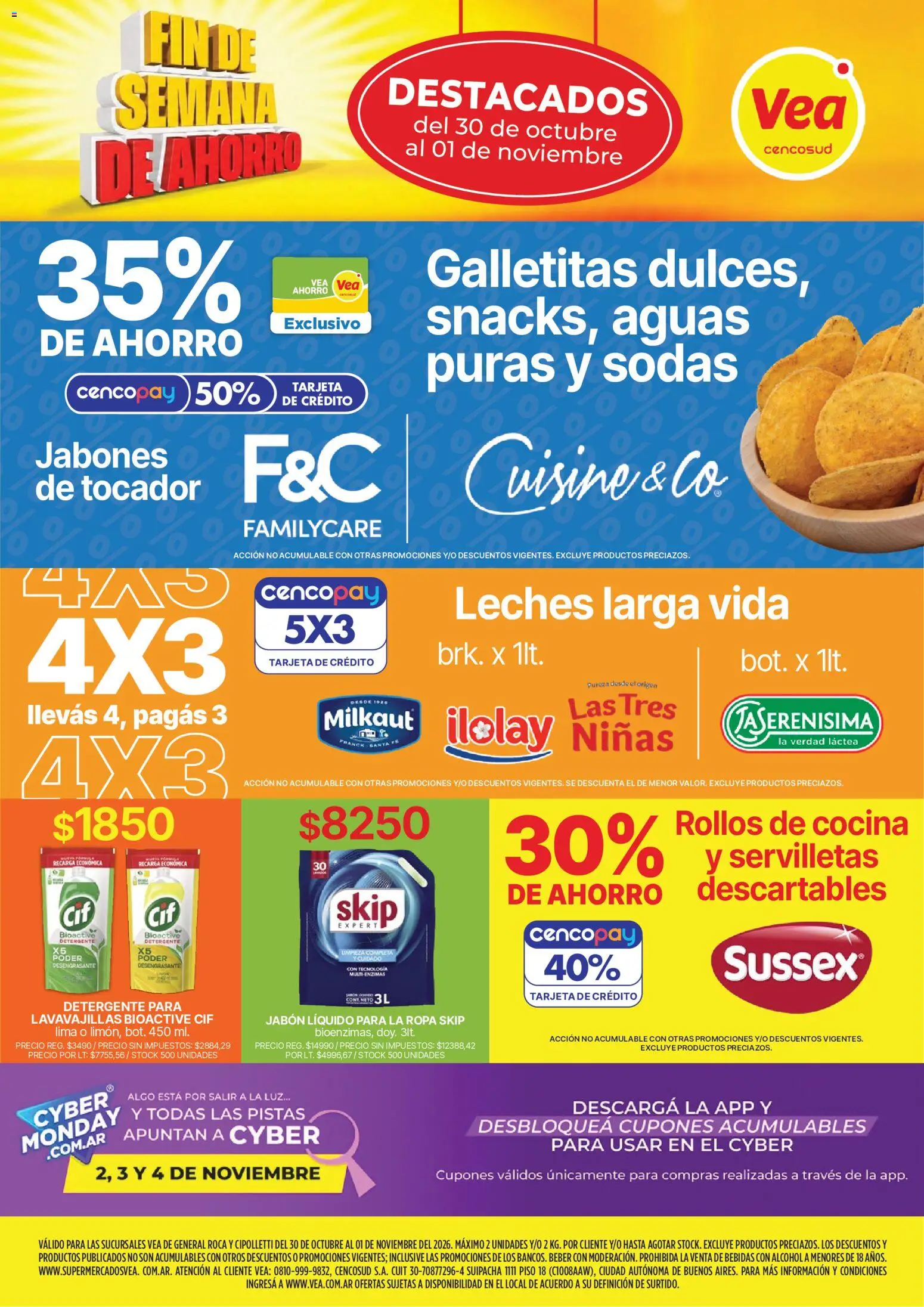 Vea - Fin de semana ahorro General Roca y Cipolletti │ válido desde el 30/10/2026 | Página: 1