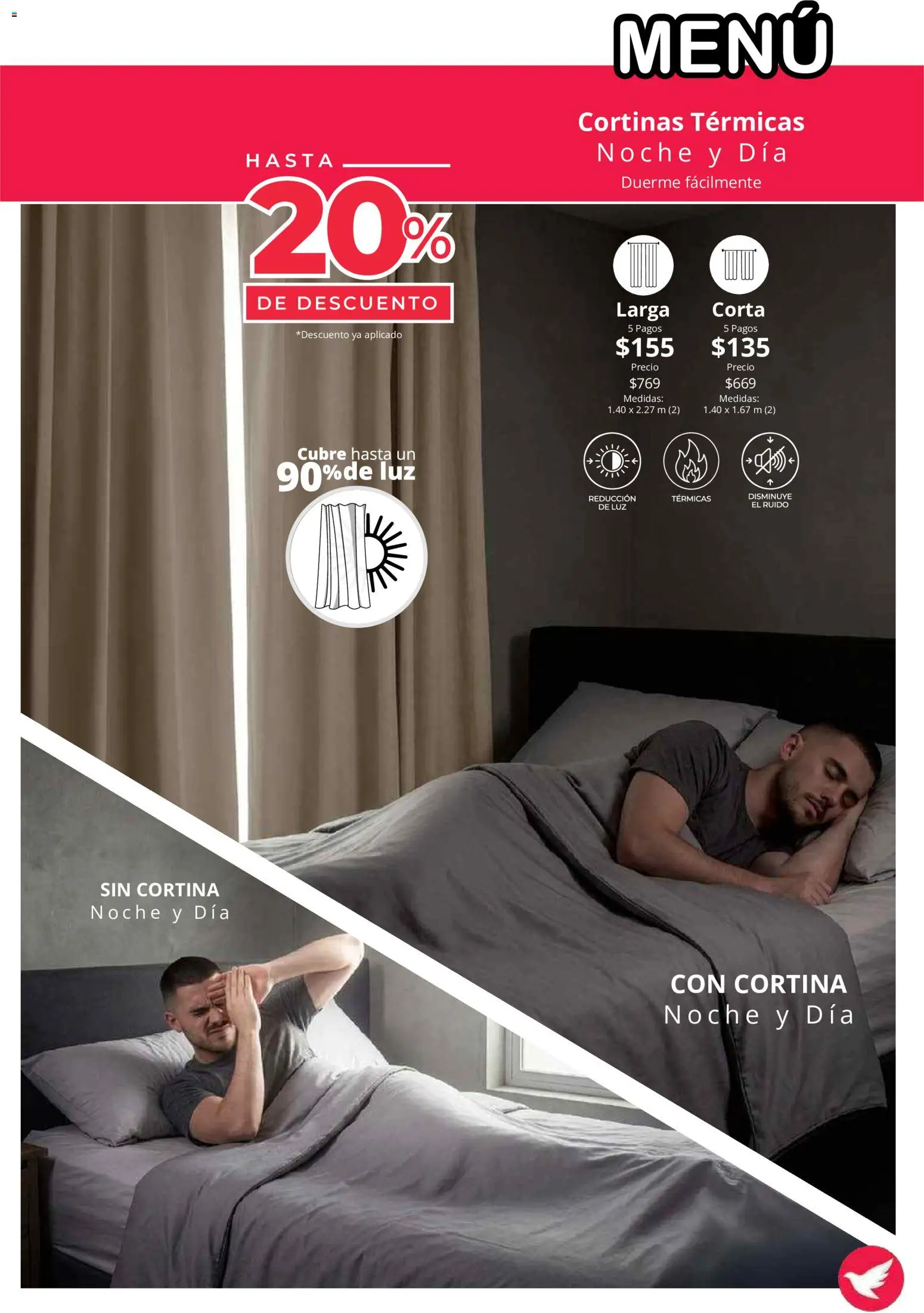 Nuevas ofertas de Colchas Concord válidas en toda la República Mexicana desde el 01/08/2026. ¡Encuentra las mejores ofertas en Colchas Concord catálogo! | Página: 174 | Productos: Cortinas