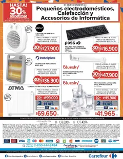 Vista previa Carrefour ofertas válido desde el 23/06/2026 | Página: 31 | Productos: Teléfono, Teclado, Calefactor, Licuadora