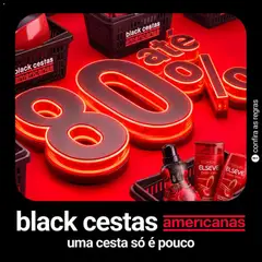 Lojas Americanas Black Cestas - Pré-Visualização do folheto da loja Lojas Americanas, válido de 30/10/2026