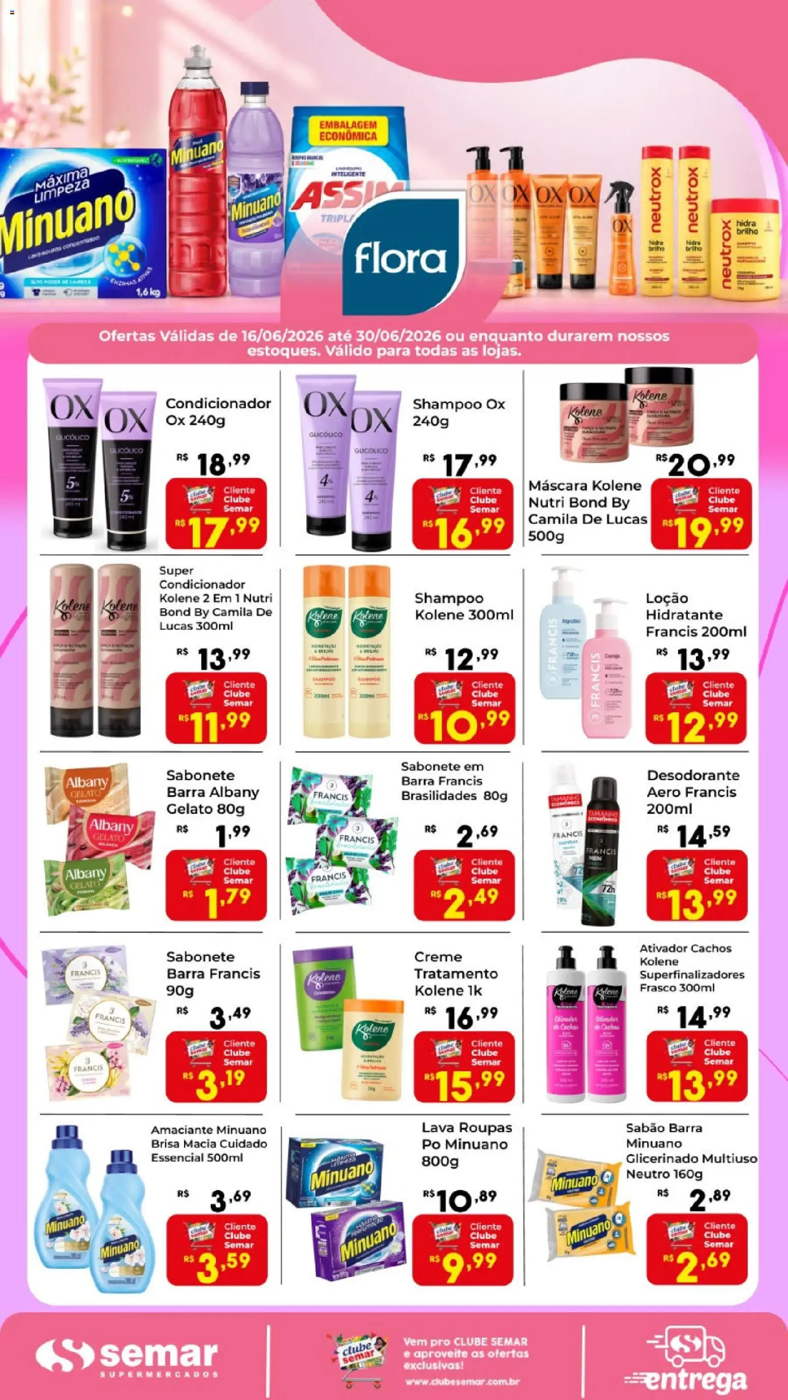Semar Supermercado Folheto - válido de 16.06.2026 | Página: 1