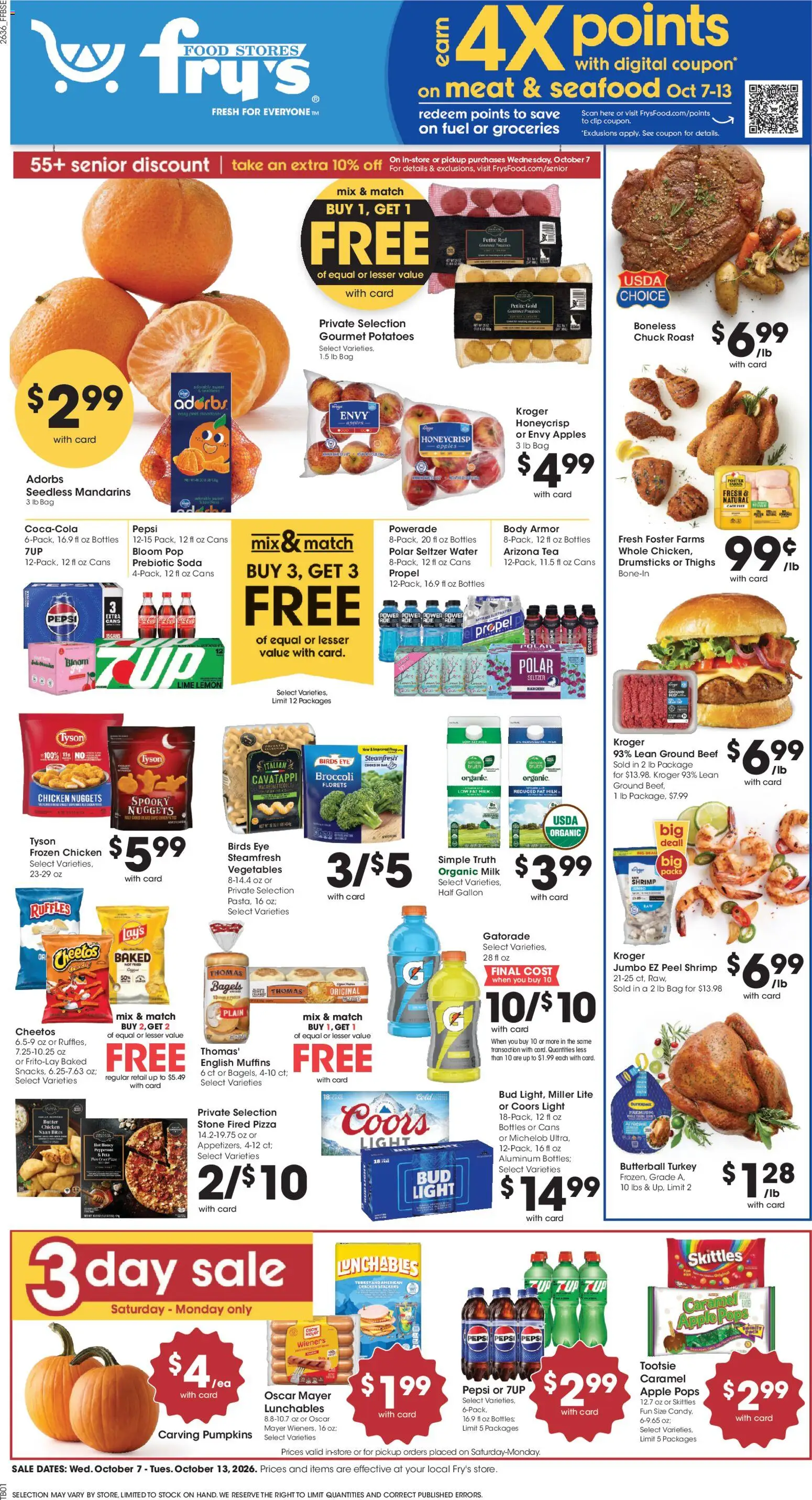 Fry's Food Weekly Ad - valid from 10/07/2026 | Page: 1