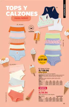 Vista previa de folleto Leonisa catálogo - Campaña 14 de la Leonisa válido desde 11/09/2026 | Página: 63 | Productos: Helado, Algodón