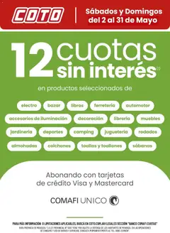 Vista previa Coto - Banco Comafi Mayo válido desde el 02.05.2026