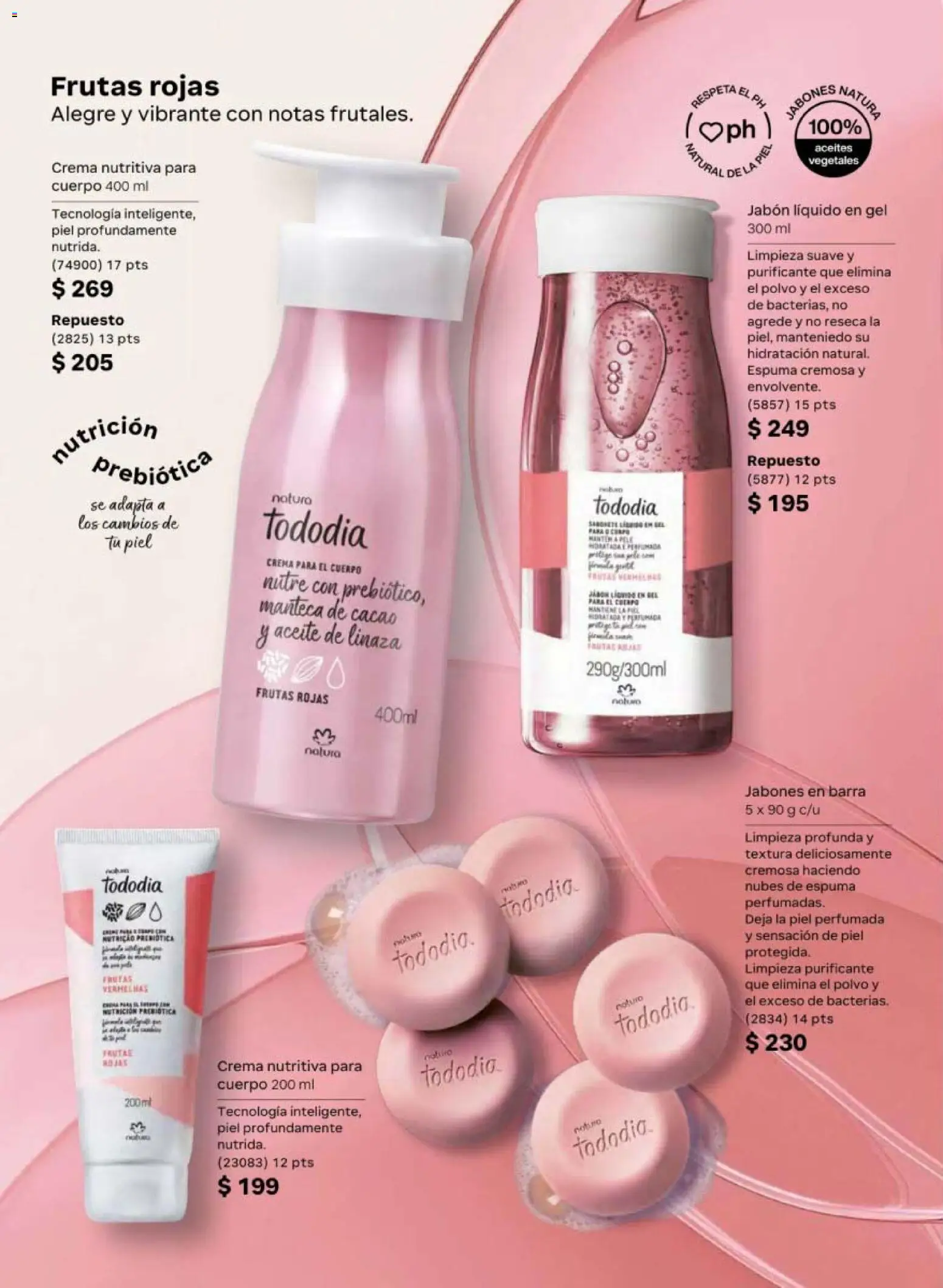Nuevas ofertas de Natura válidas en toda la República Mexicana desde el 24.04.2026. ¡Encuentra las mejores ofertas en Natura campaña 7 2026! | Página: 108 | Productos: Aceite, Espuma, Cacao, Jabón