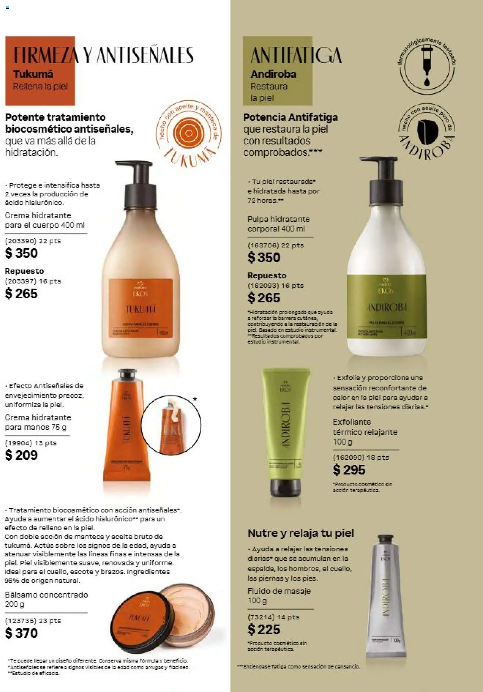 Nuevas ofertas de Natura válidas en toda la República Mexicana desde el 31/07/2026. ¡Encuentra las mejores ofertas en Natura campaña 12 2026! | Página: 114 | Productos: Bálsamo, Ingredientes, Té, Sobre