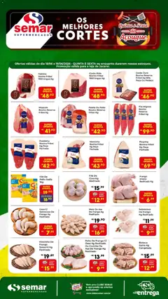 Semar Supermercado ofertas Quinta e Sexta do Açougue - Pré-Visualização do folheto da loja Semar Supermercado, válido de 18.06.2026