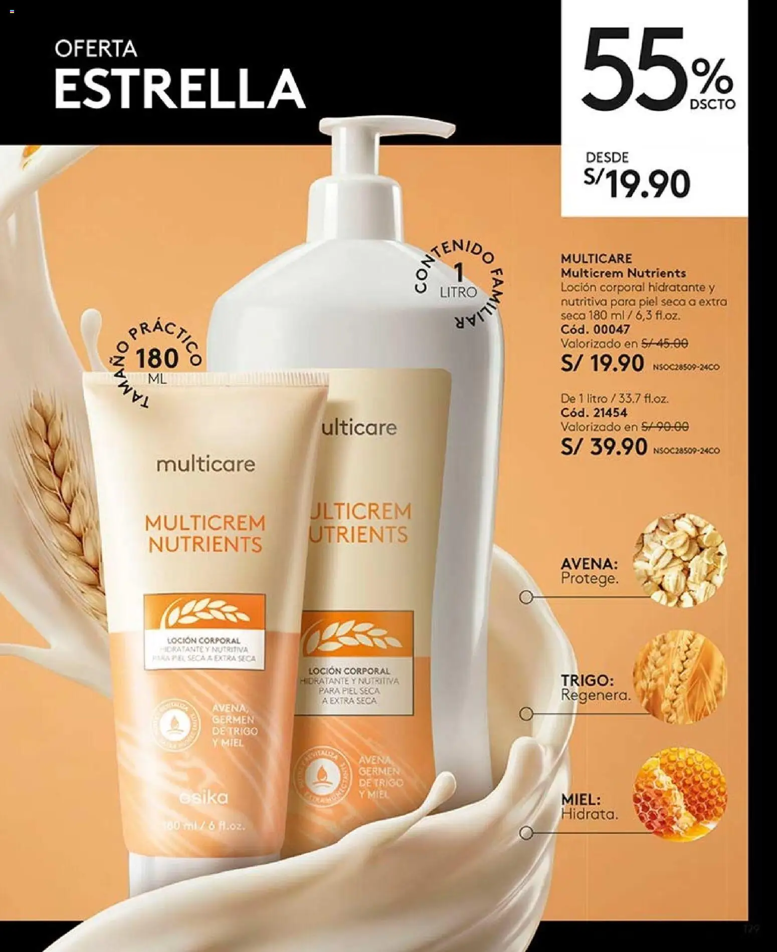 Catálogo Ésika válido desde 02/08/2026 | Página: 141 | Productos: Loción corporal, Avena