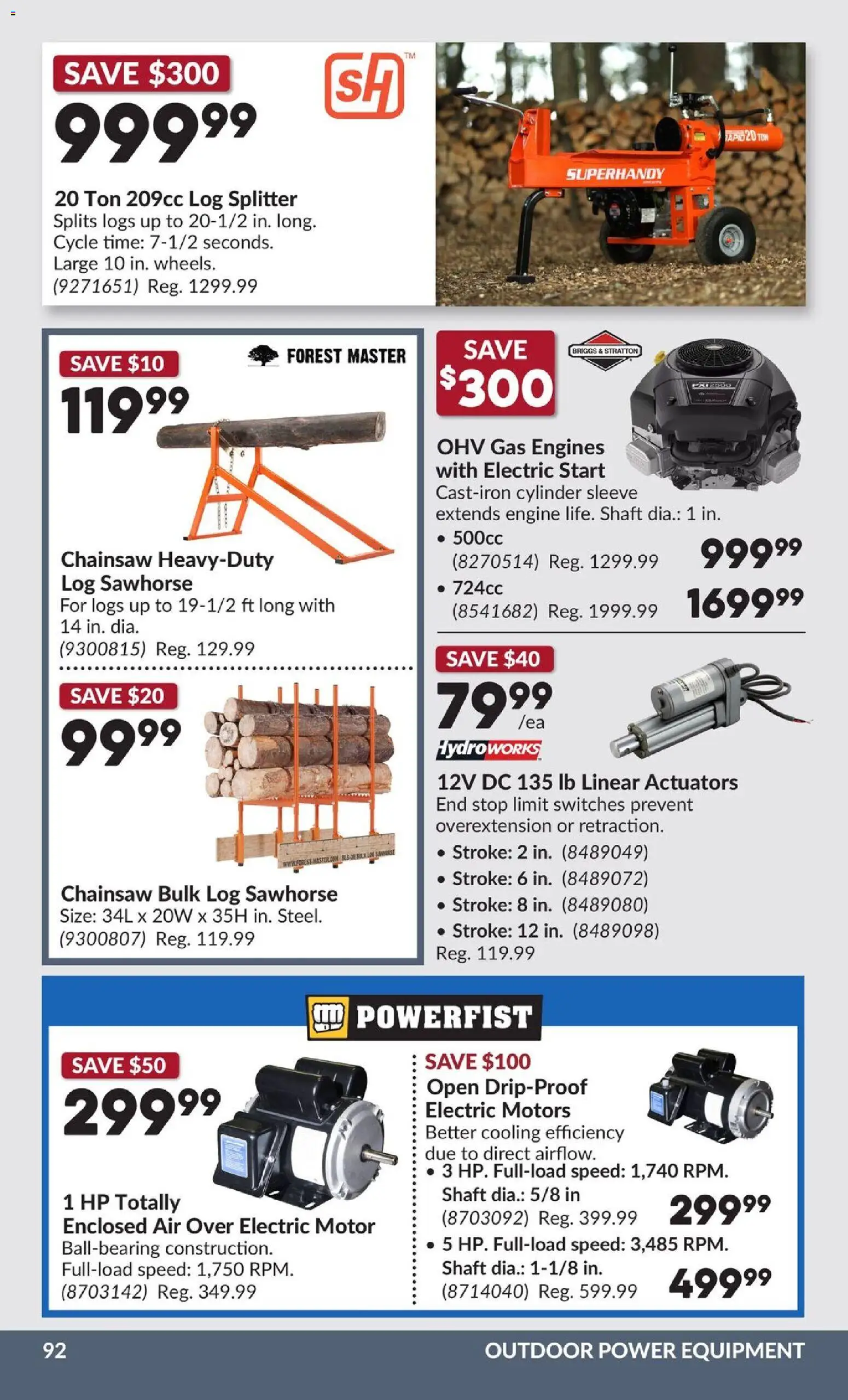 Princess Auto flyer valid from Oct 6, 2026 | Page: 98 | Products: Chainsaw