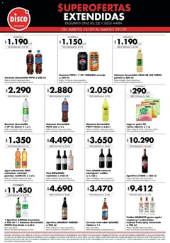 Vista previa Disco - Superofertas extendidas - Cruz del Eje y Jesus Maria válido desde el 15/09/2026 | Página: 4 | Productos: Sprite, Gaseosa, Pomelo, Agua saborizada
