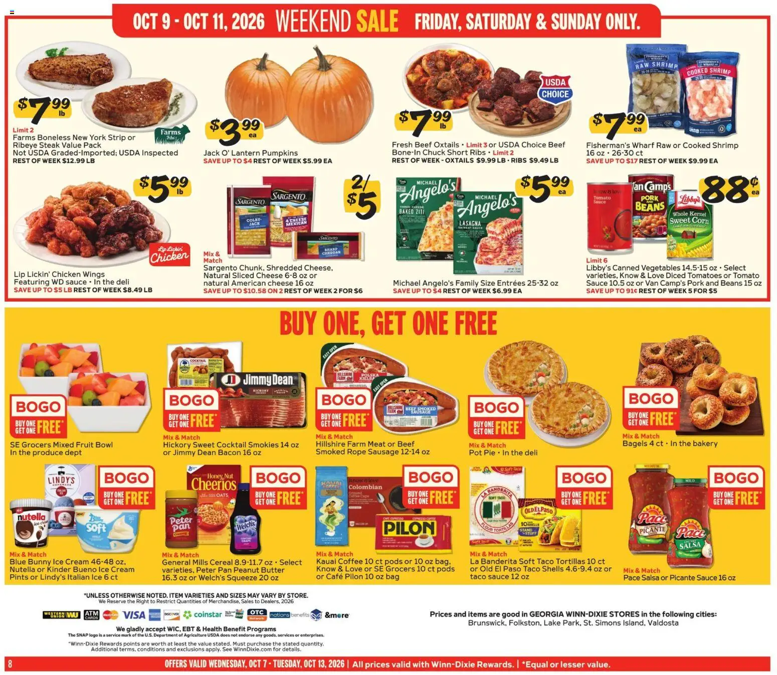Winn Dixie Weekly Ad - valid from 10/07/2026 | Page: 8