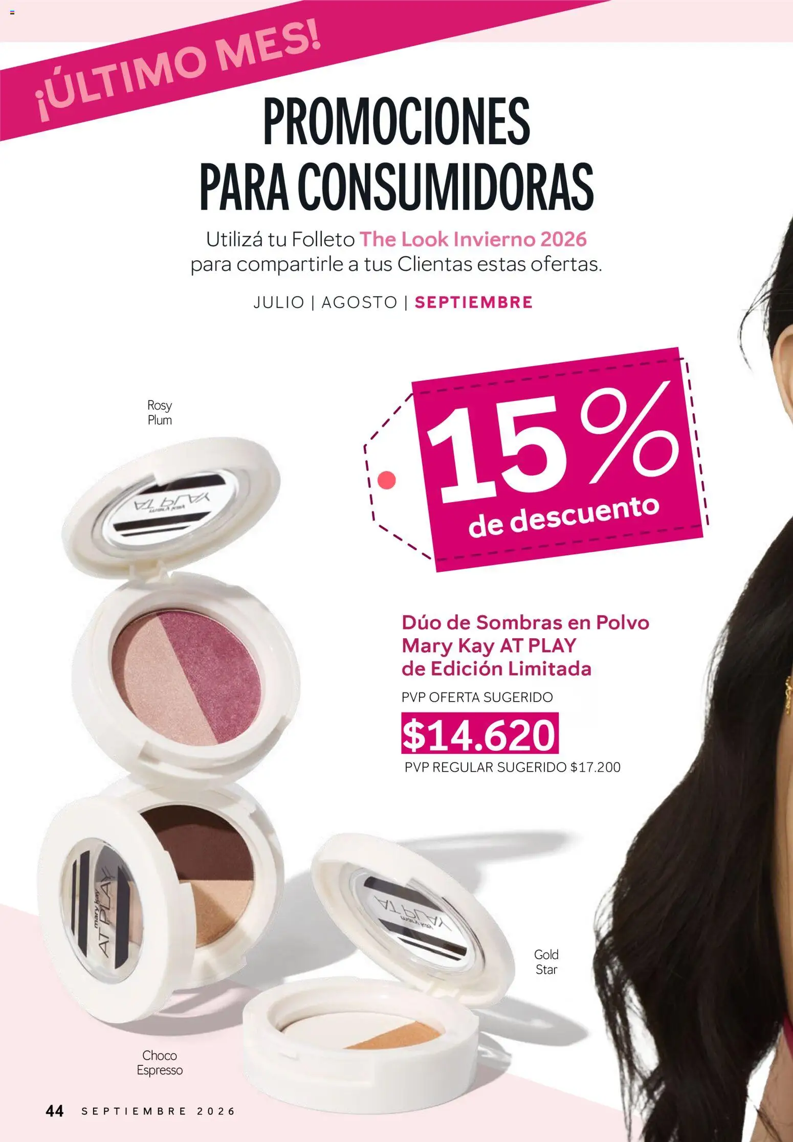 Mary Kay - Aplausos Septiembre 2026 │ válido desde el 01/09/2026 | Página: 44 | Productos: Polvo