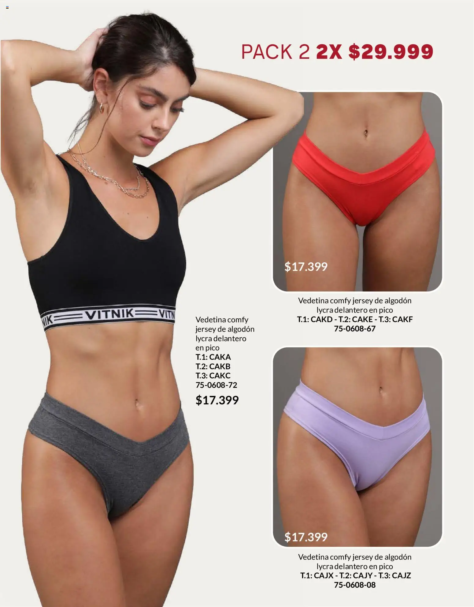 Vitnik - Underwear & Complements │ válido desde el 01.06.2026 | Página: 7 | Productos: Pico, Algodón