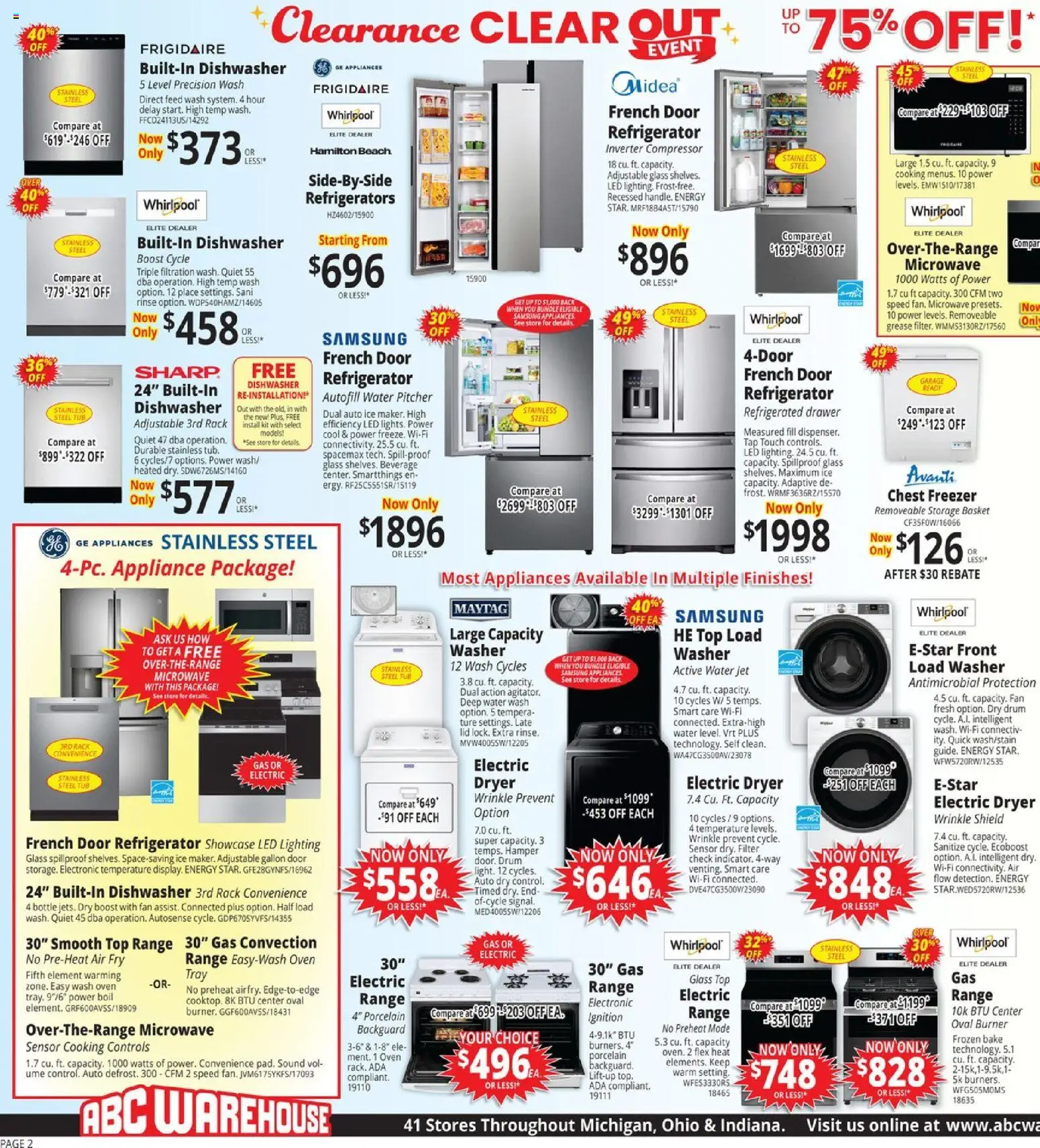 ABC Warehouse Weekly Ad - valid from 08/09/2026 | Page: 2