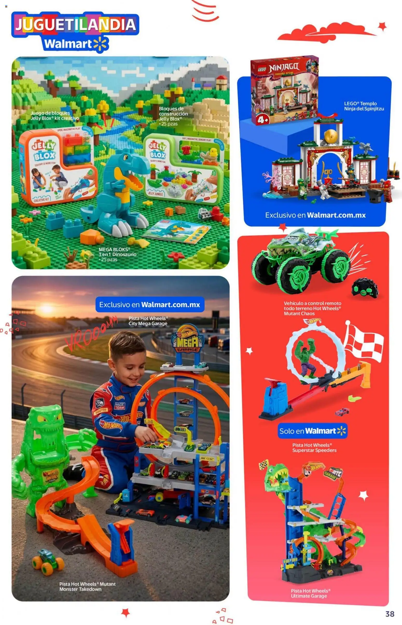 Nuevas ofertas de Walmart válidas en toda la República Mexicana desde el 16/10/2026. ¡Encuentra las mejores ofertas en Walmart folleto Juguetilandia! | Página: 39