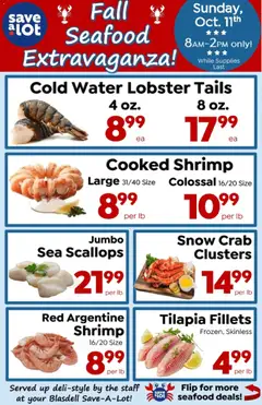 Preview of Save a Lot weekly ads valid from 10/11/2026