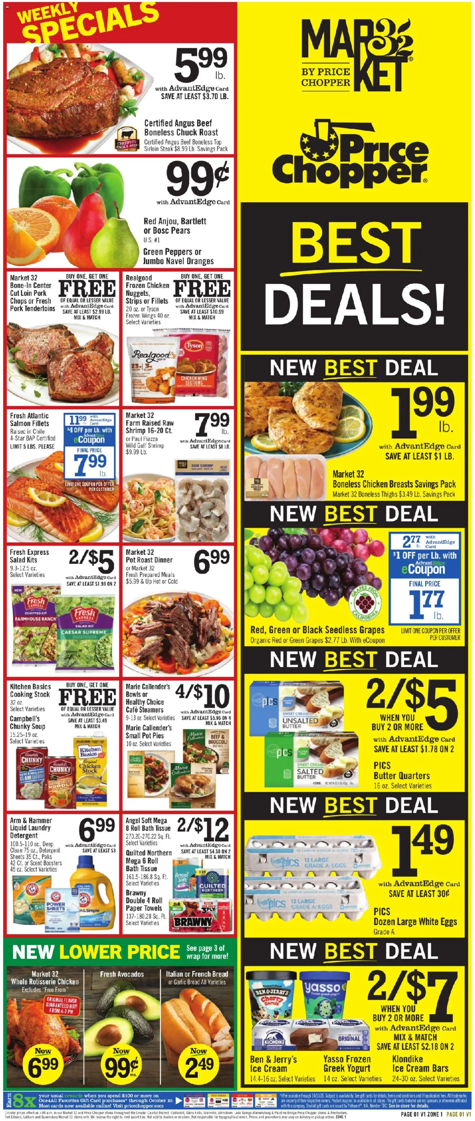 Price Chopper - Weekly Ad - valid from 10/04/2026 | Page: 1
