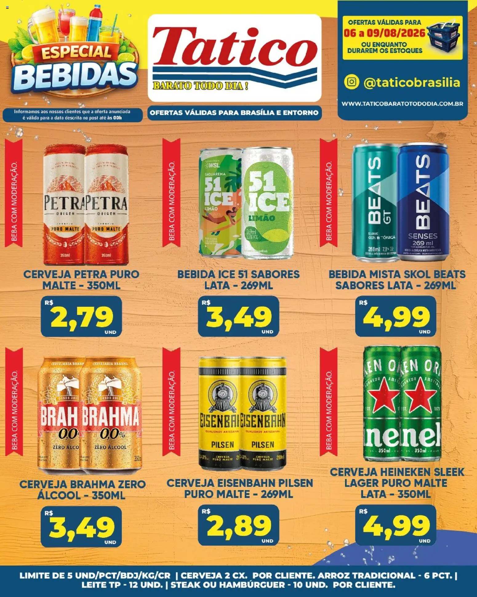 Tatico Folheto - válido de 07/08/2026 | Página: 46 | Produtos: Álcool, Bebidas, Leite, Gin
