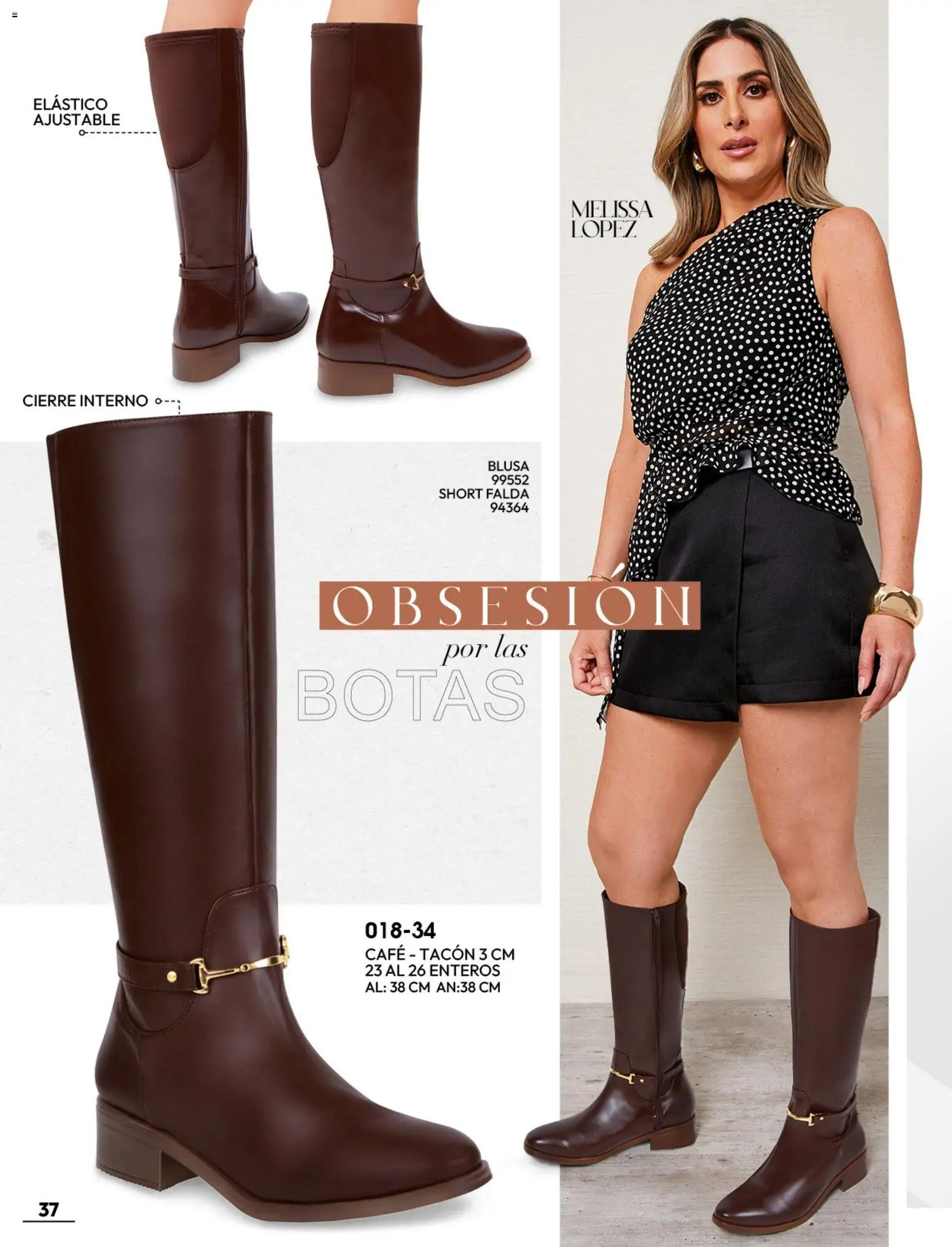 Nuevas ofertas de Cklass válidas en toda la República Mexicana desde el 08/07/2026. ¡Encuentra las mejores ofertas en Cklass catálogo Botas y botines! | Página: 38 | Productos: Blusa, Botas, Café, Short