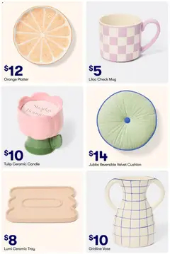 Preview of Big W Catalogue - New Season: Spring / Summer - valid from 24/08/2026 | Page: 47 | Products: Cushion, Vase, Candle