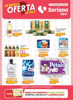 Vista previa de Soriana folleto, nuevo folleto de la tienda, válido en México a partir del 06/08/2026