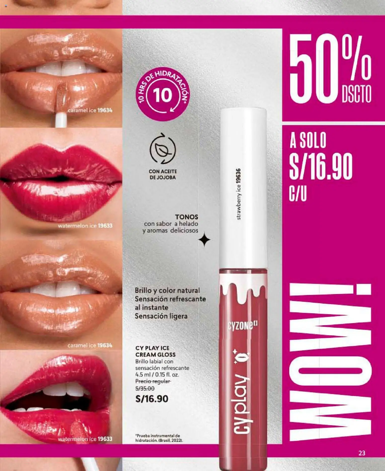 Catálogo CyZone válido desde 11/07/2026 | Página: 23 | Productos: Aceite, Helado