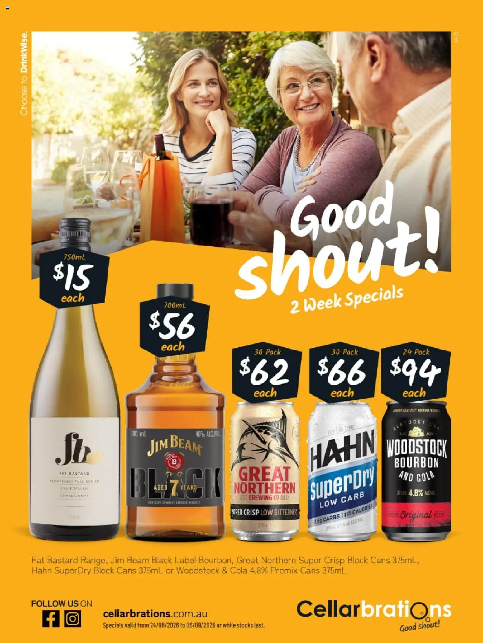 Cellarbrations catalogue - valid from 24/08/2026 | Page: 1 | Products: Jim Beam, Bourbon