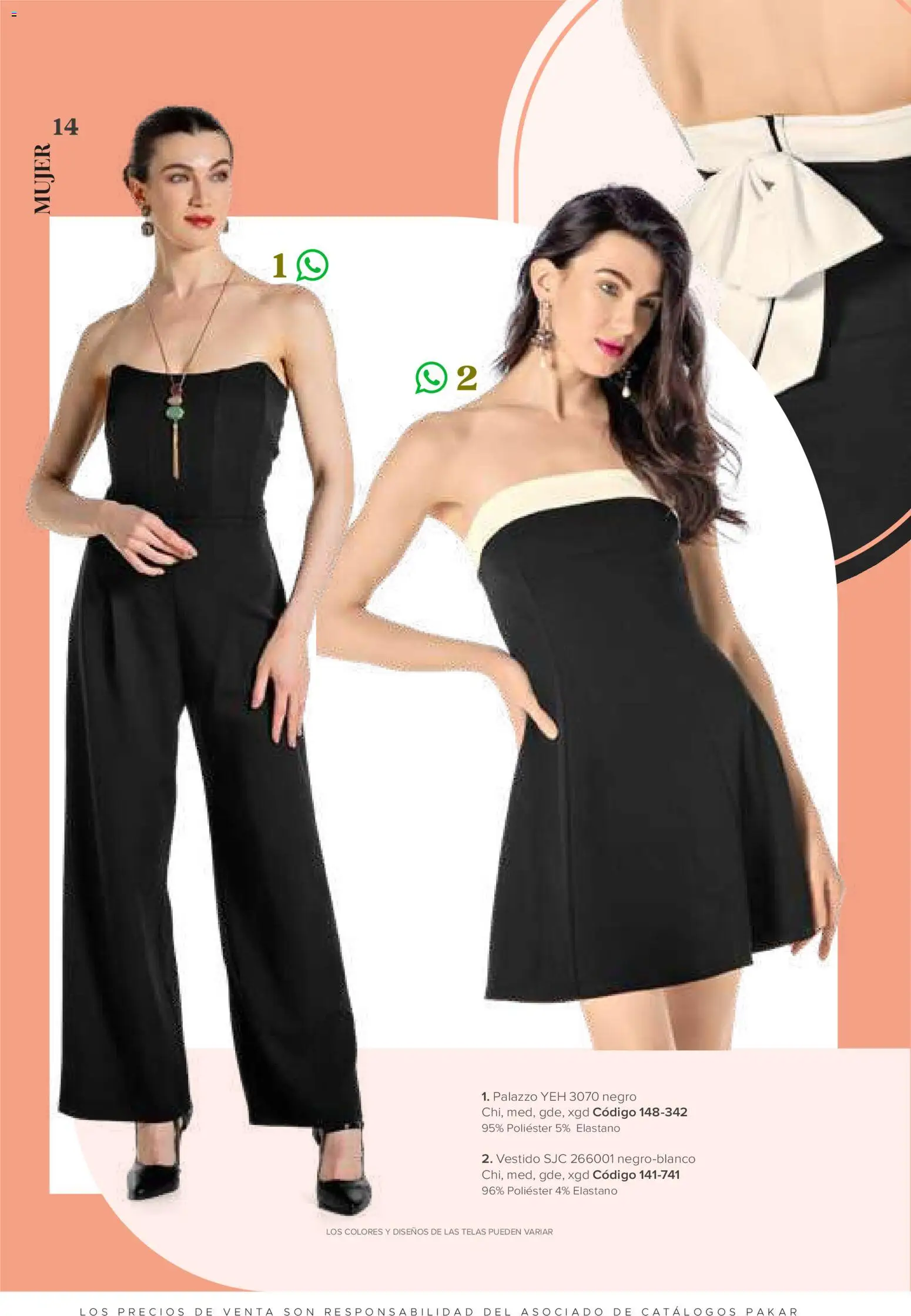 Nuevas ofertas de SC Pakar válidas en toda la República Mexicana desde el 31/07/2026. ¡Encuentra las mejores ofertas en SC Pakar catálogo Ropa! | Página: 14 | Productos: Vestido, Palazzo