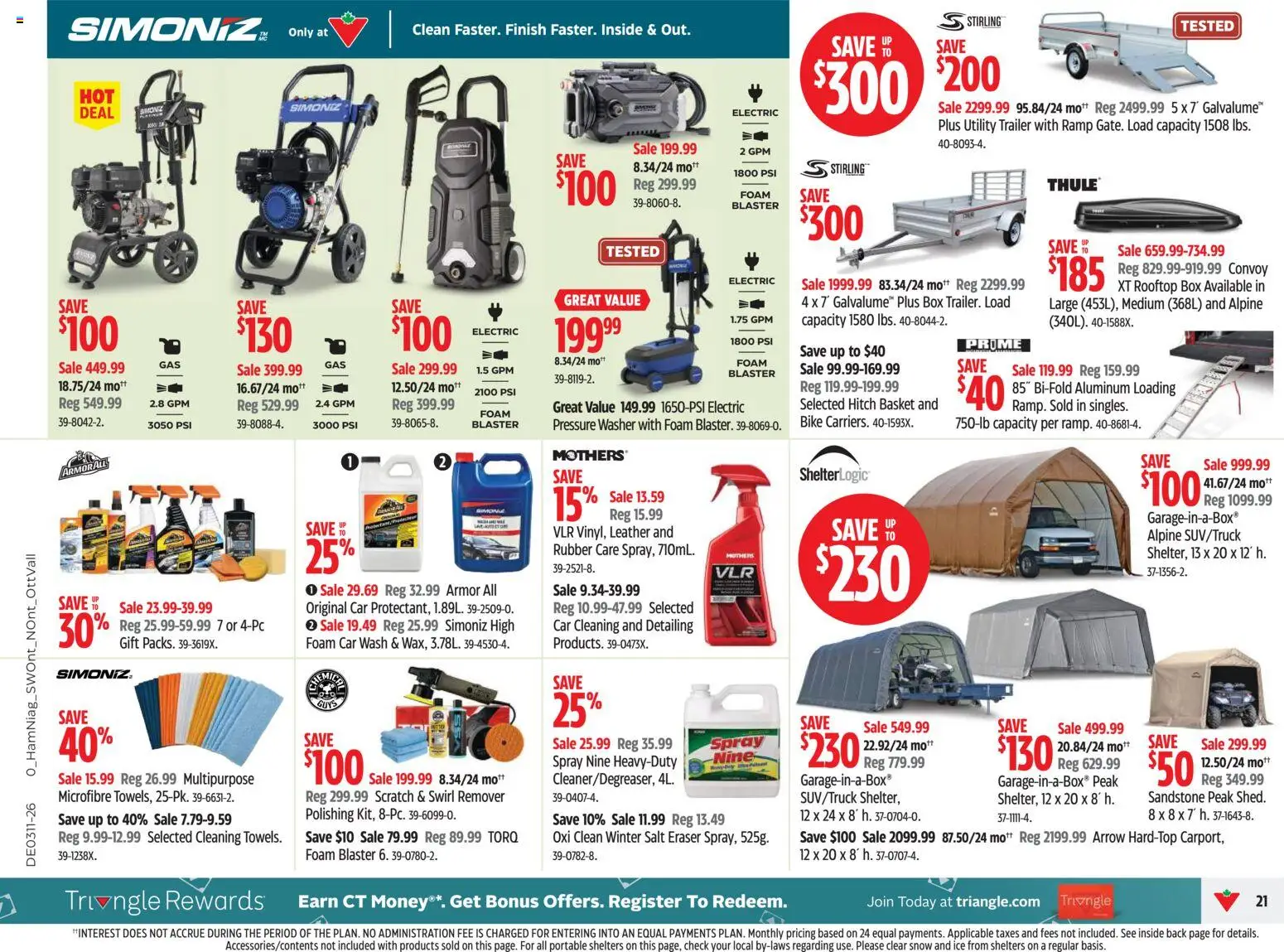 Canadian Tire flyer valid from 12.03.2026 | Page: 21 | Products: Box, Basket