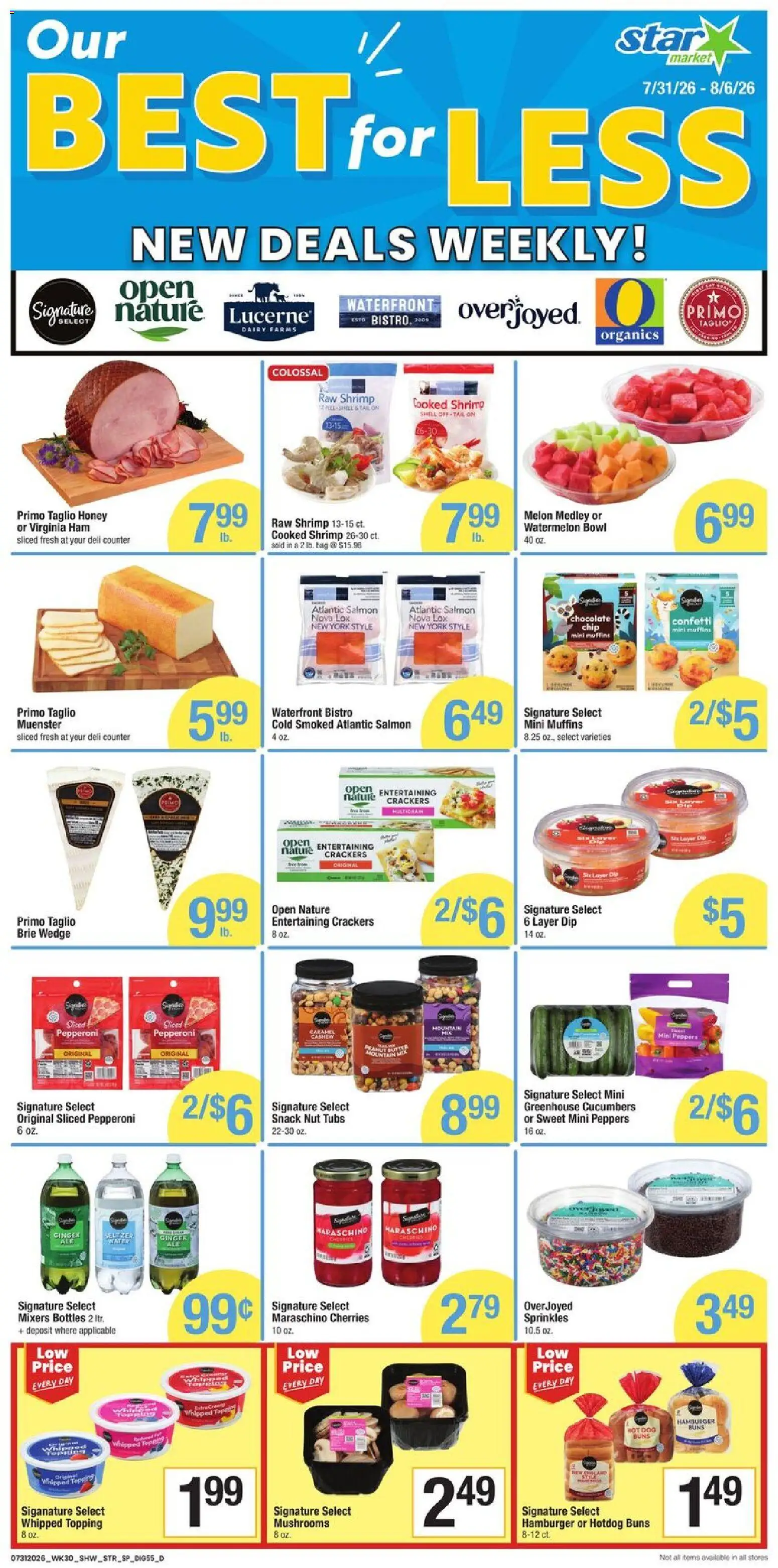 Star Market Weekly Ad - valid from 07/31/2026 | Page: 7 | Products: Cherries, Peppers, Chocolate, Ham