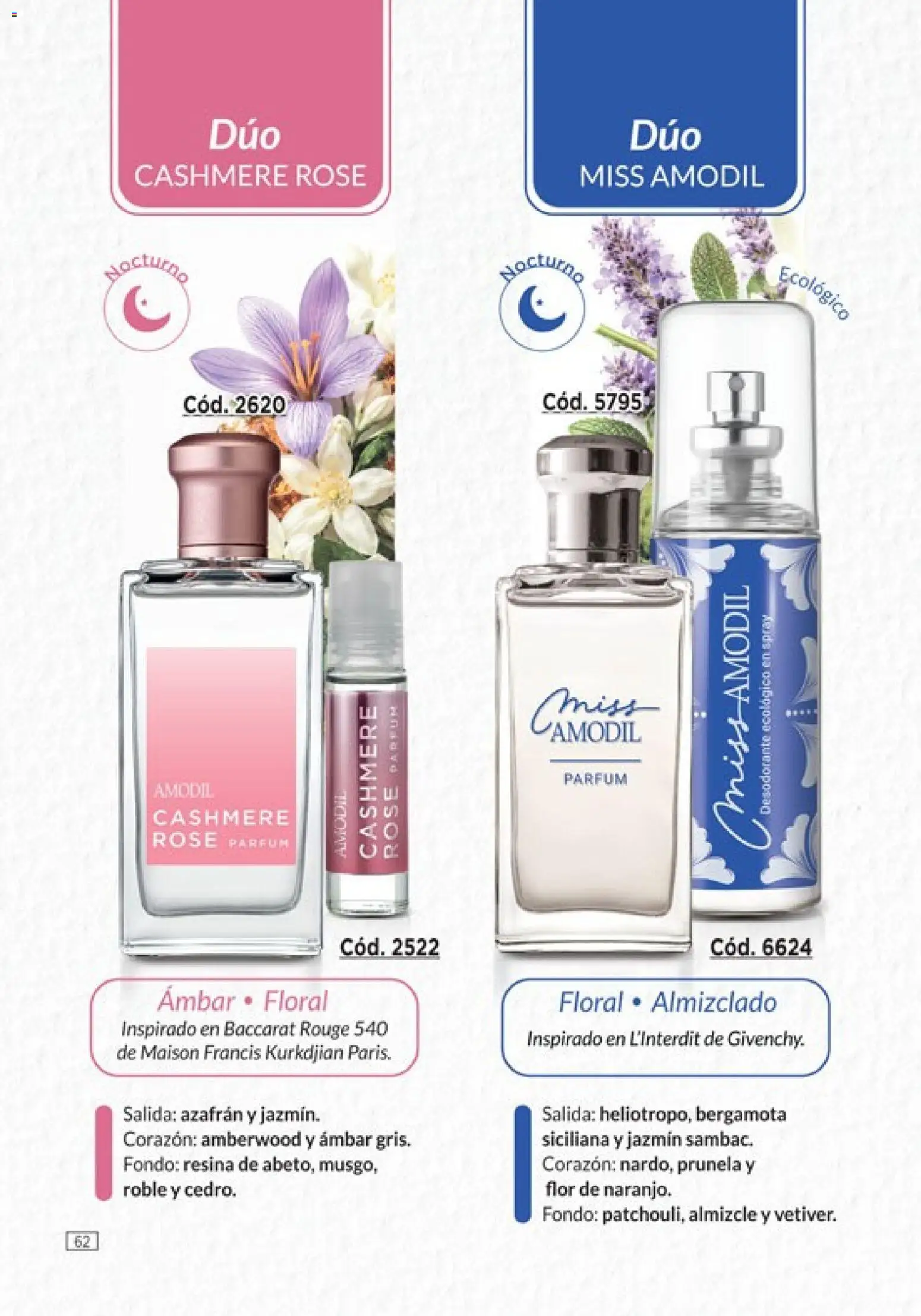 Catálogo Amodil Campaña 15 │ válido desde el 26/08/2026 | Página: 62 | Productos: Desodorante
