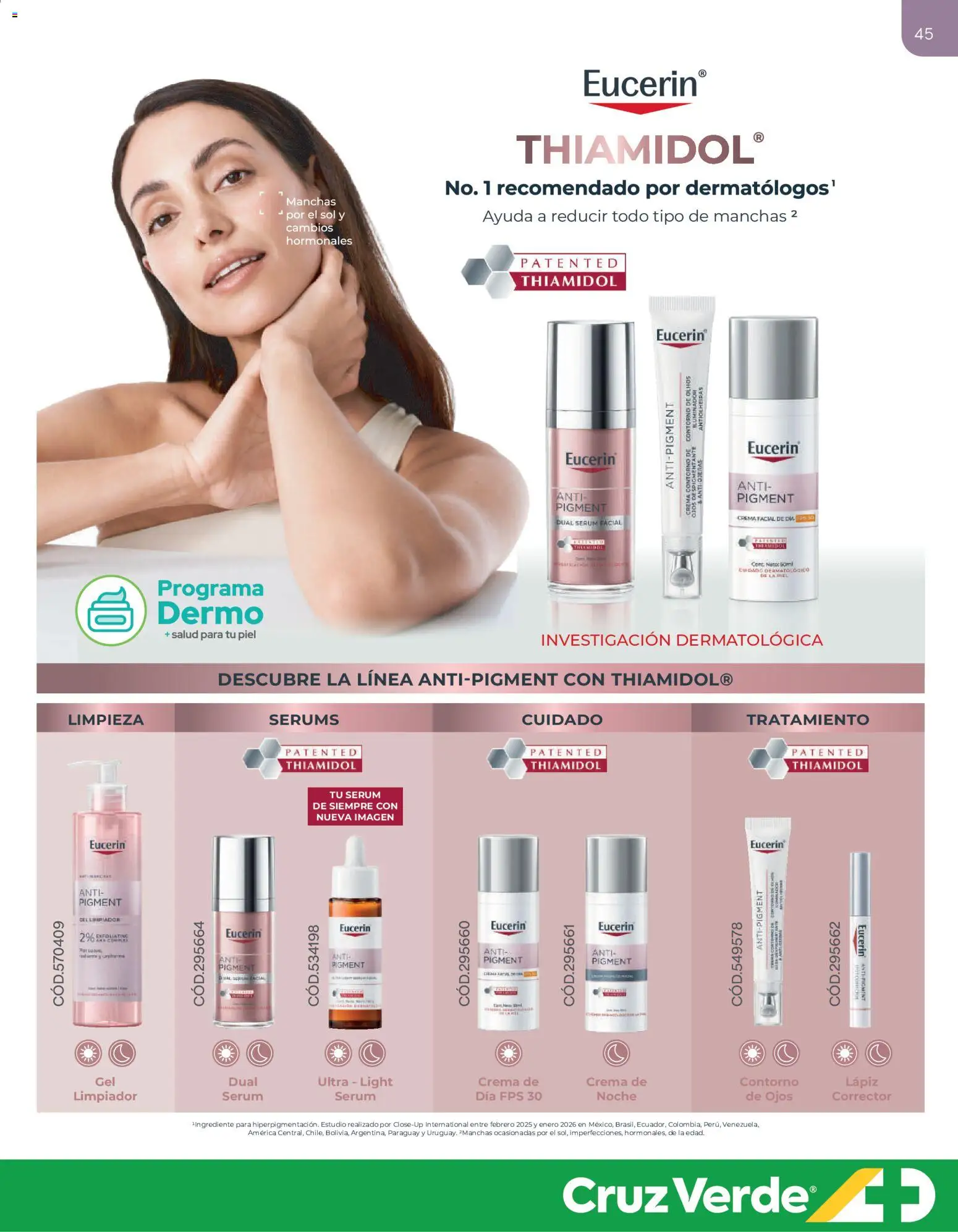 Cruz Verde - Dermocosmética │ válido desde el 31.08.2026 | Página: 45 | Productos: Limpiador, Corrector, Iluminador, Serum