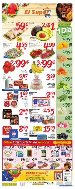 Preview of El Super weekly ads valid from 07/22/2026