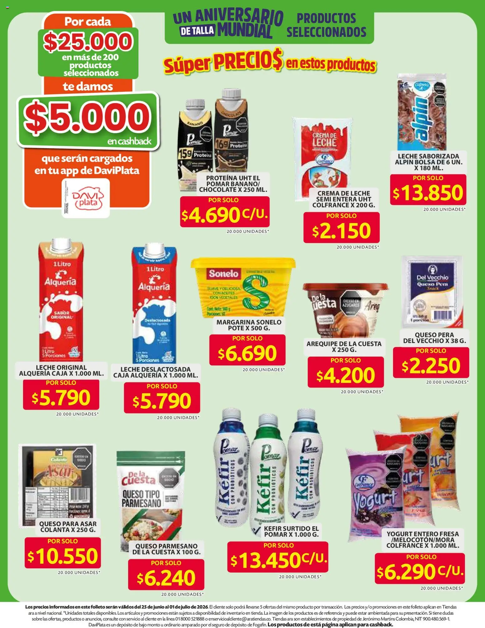Ara revista - valida desde el 11/06/2026 | Página: 10 | Productos: Crema, Arequipe, Caja, Crema de leche