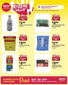 Preview of Grocery Outlet weekly ads valid from 07/01/2026 | Page: 6 | Products: Milk, Chocolate, Lemon, Pea