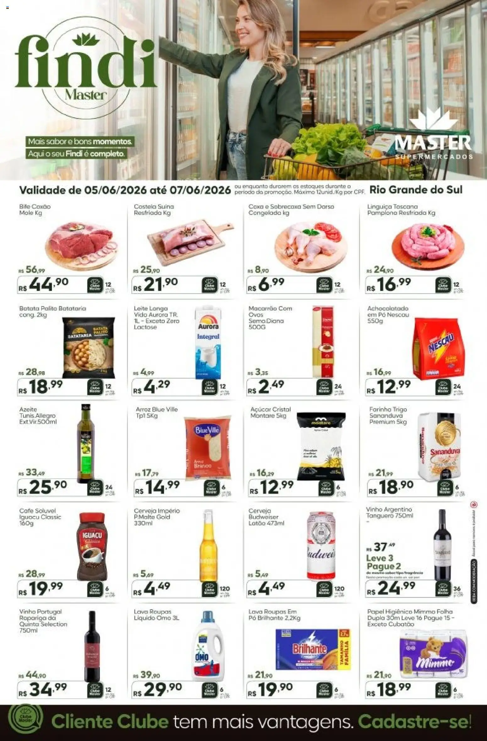 Master Folheto - válido de 05.06.2026 | Página: 1 | Produtos: Ovos, Café, Cerveja, Café solúvel