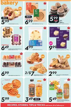 Preview of Safeway weekly flyer / circulaire from shop Safeway valid from 04.06.2026 | Page: 10 | Products: Cream, Bakery, Butter, Cheese