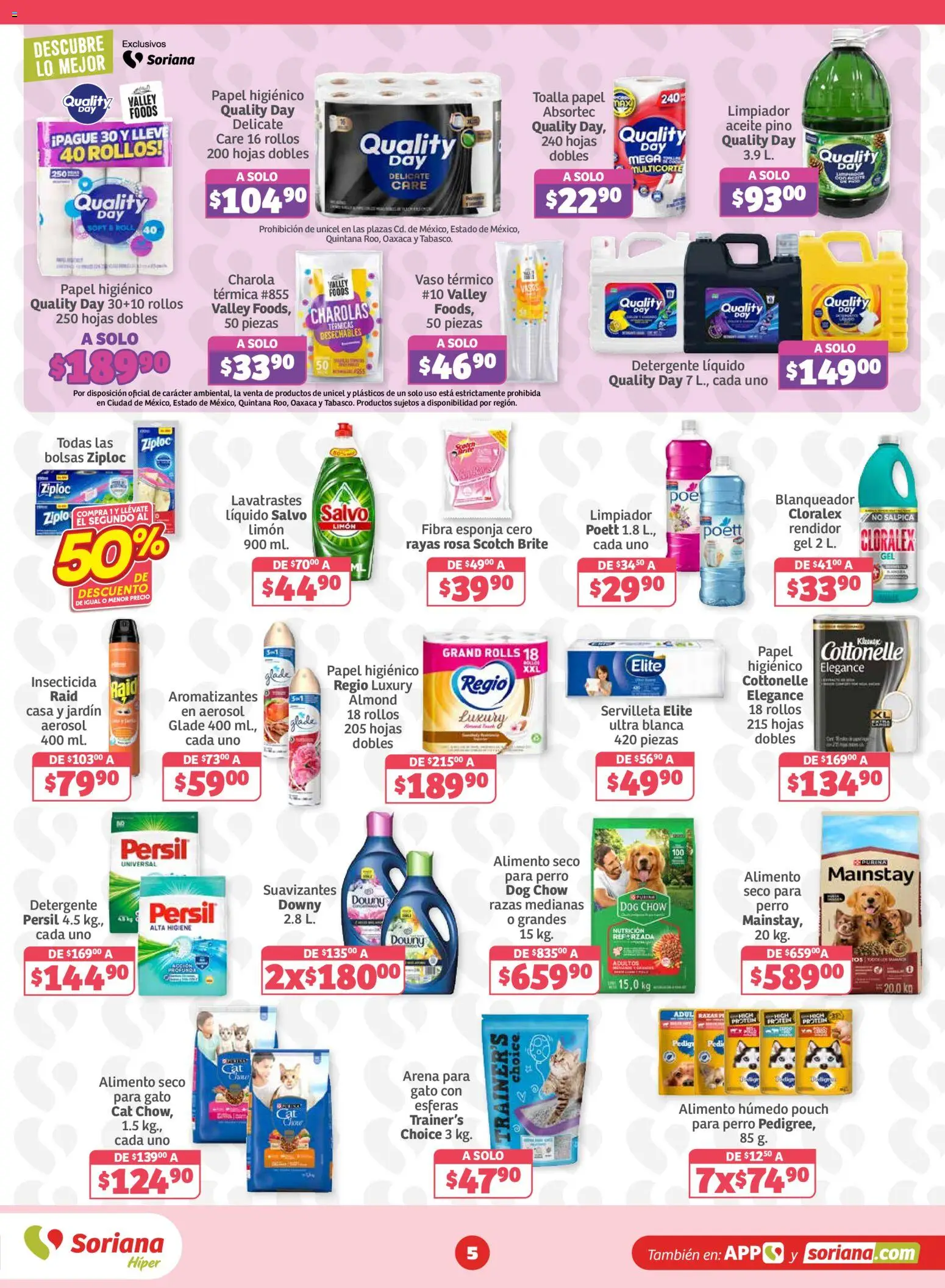 Nuevas ofertas de Soriana válidas en toda la República Mexicana desde el 23/10/2026. ¡Encuentra las mejores ofertas en Soriana folleto! | Página: 5