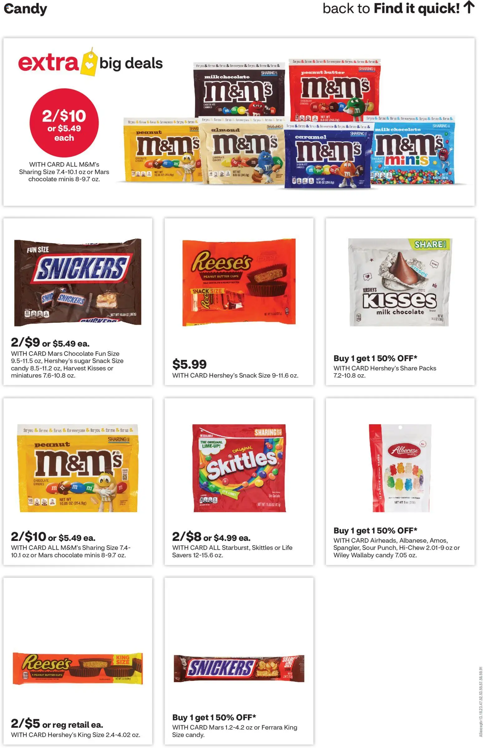 CVS Pharmacy Weekly Ad - valid from 08/09/2026 | Page: 16 | Products: Candy, Milk, Candies, Peanut butter