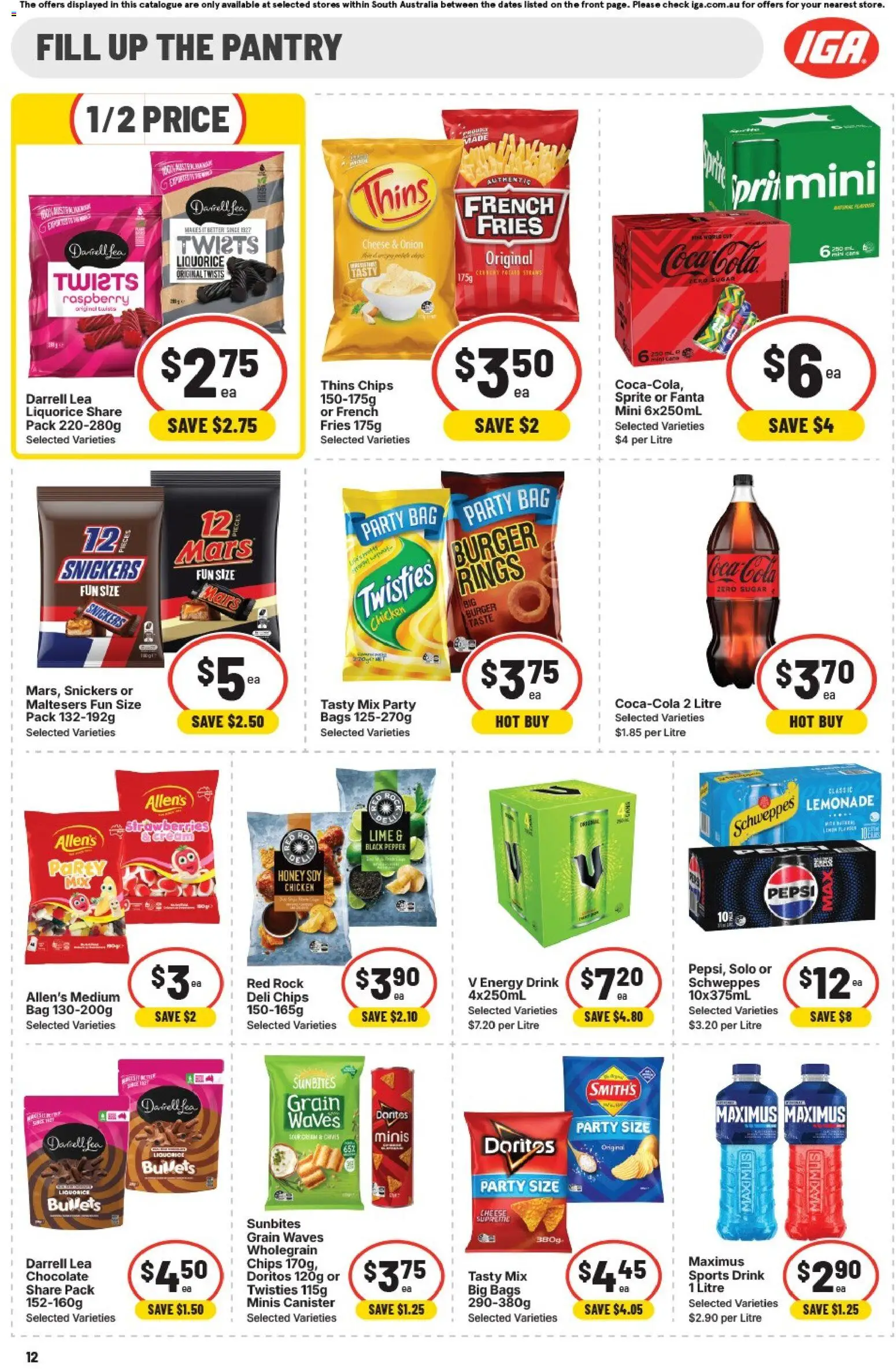 IGA catalogue - valid from 22/07/2026 | Page: 8 | Products: Cheese, Pepsi, Chips, Lime