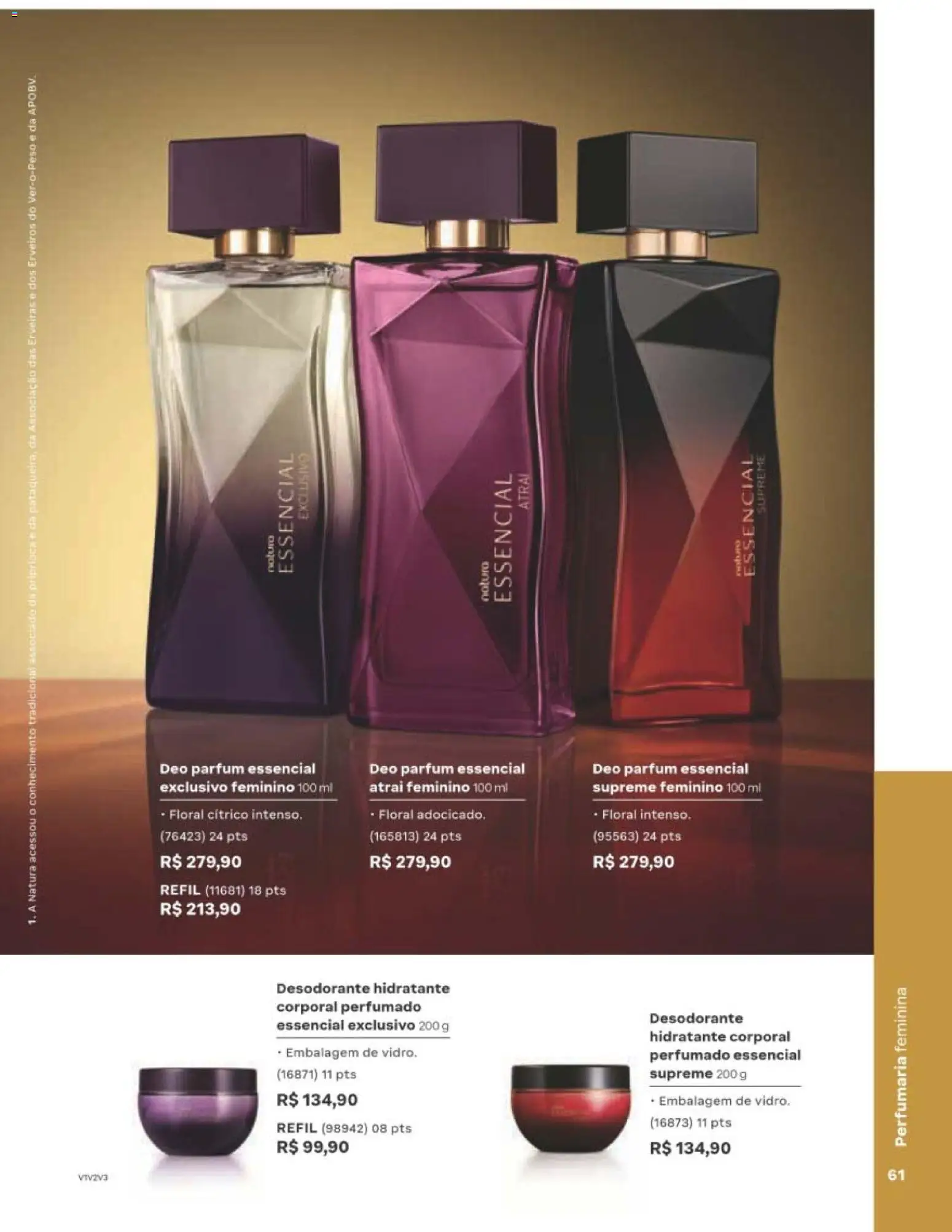 Natura Folheto - válido de 29/06/2026 | Página: 61 | Produtos: Hidratante corporal, Desodorante
