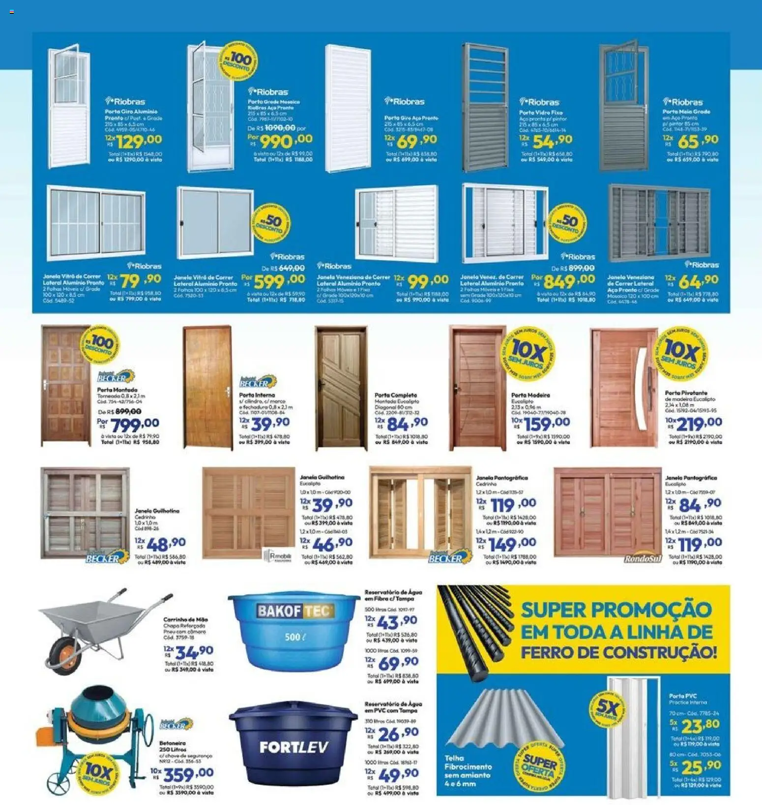 Lojas Becker Folheto - válido de 01/09/2026 | Página: 8 | Produtos: Porta, Carrinho, Guilhotina, Veneziana
