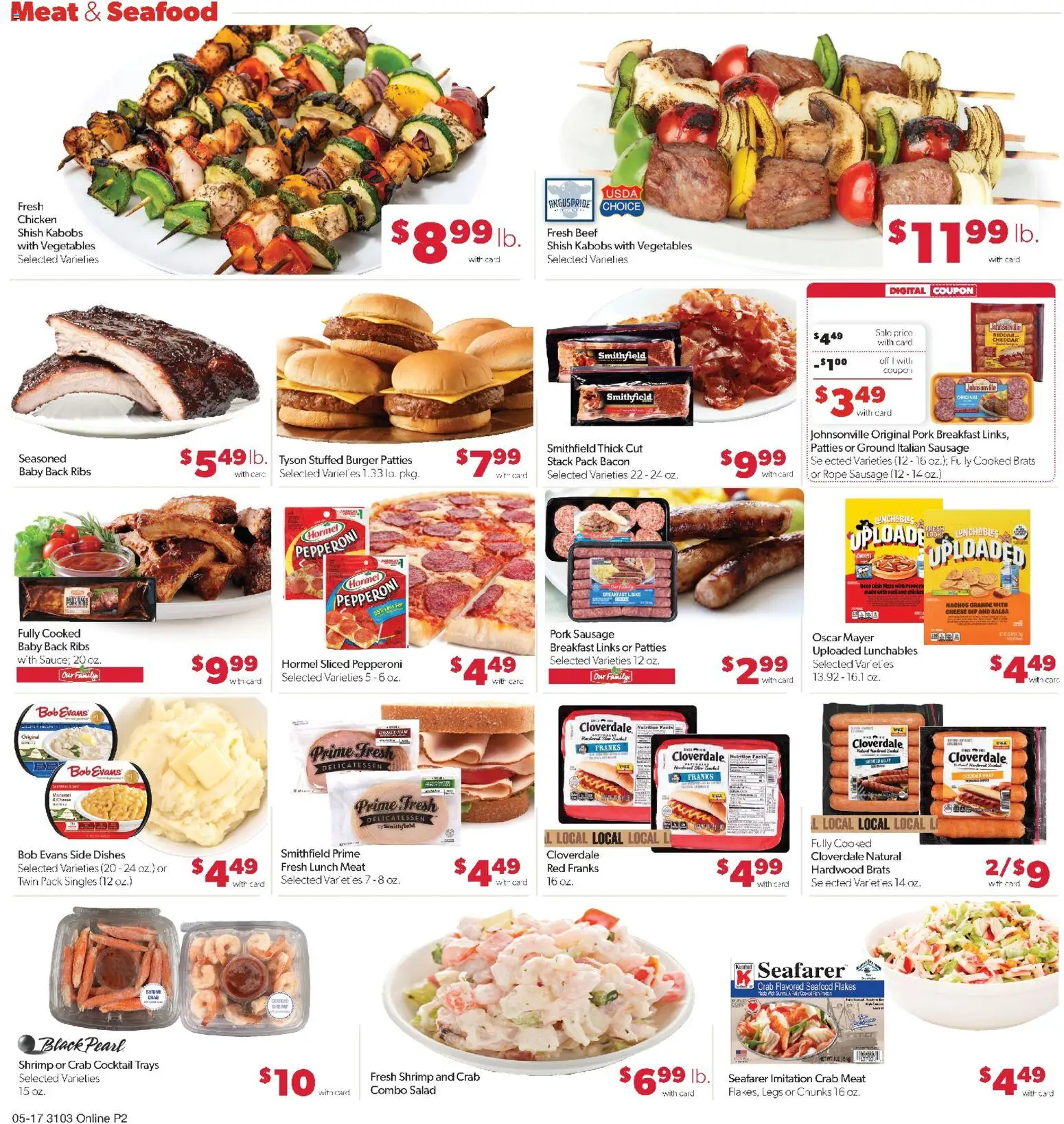 Family Fare Weekly Ad - ND - valid from 17.05.2026 | Page: 7 | Products: Pork, Beef, Vegetables, Seafood