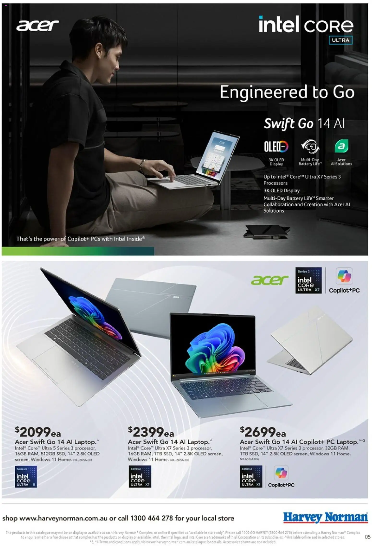 Harvey Norman catalogue - valid from 19.05.2026 | Page: 5 | Products: Battery, Accessories, Pc, Laptop