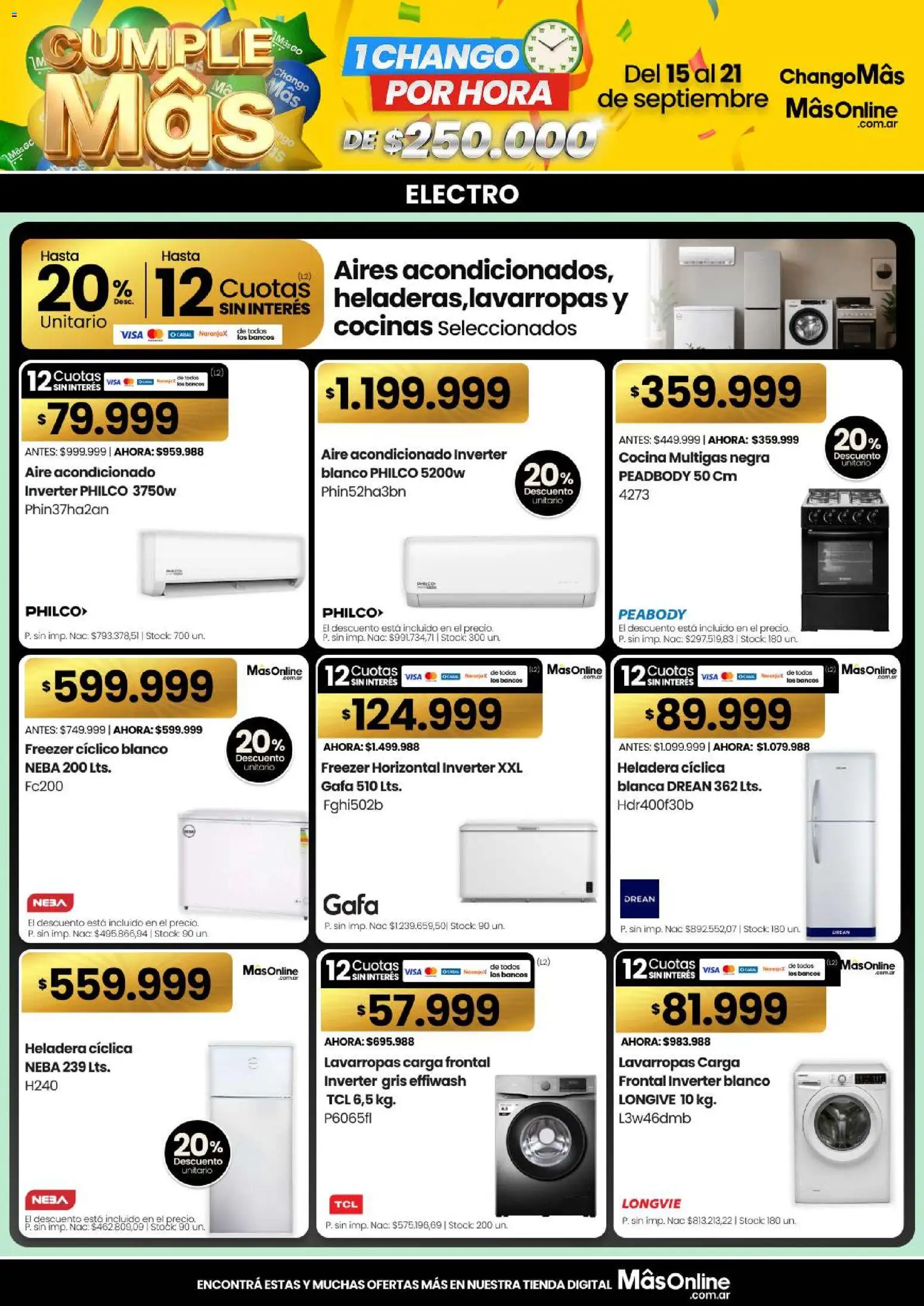 Changomas Ofertas │ válido desde el 15/09/2026 | Página: 9